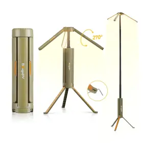 Cl04 Bougerv Telescopic Camping Light 15600mah Collapsible Outdoor Rotatab