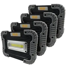 Boundery 792436768950 Big Block Flood Light Portable Led Cob Ultra Bright 10 Watt 500 Lumen Water Resi