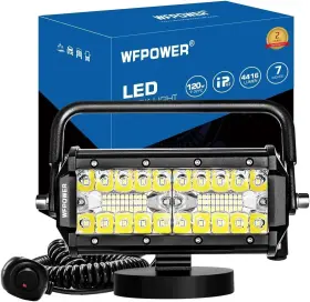 1002390 Branded Portable Led Work Light With Magnetic Base 48w Super Bright Waterproof
