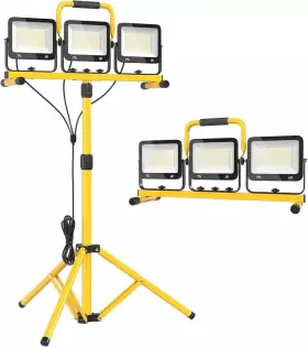 22500 Branded 313055892859 Lumen Led Work Light With Stand 3 Adjustable Head Portable Wit