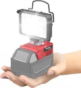 Branded 445018253278 Cordless Led Work Light For Milwaukee M18 Battery 20w 2000lm Flashlight Tools H