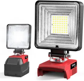 654946351943476164 Branded Ecarke Led Work Light Job Site Lighting For Milwaukee 18v Battery M18
