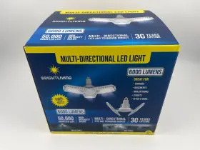 Brightliving Bl-dgl01-eb-w 6000 Lumens Led Multi-directional Garage Ceiling Light - Free Ship
