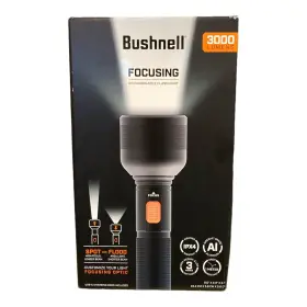 21199 Bushnell 3000 Lumen Rechargeable Focusing Flashlight