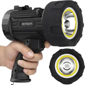 B0cn2mnl1f Buysight Rechargeable Spotlight Flashlight1000000 Lumen Hand Held Spot Lights