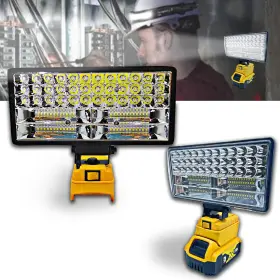 Byczone 445028859880 Cordless Led Work Light For Dewalt 20v Battery 90w 5400lm Wide Beam Flood