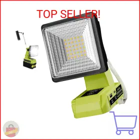 Byutrcfuy Yx-15w-ryo101 1500lm Led Work Light For Ryobi 18v One Battery 25w Portable Flood With