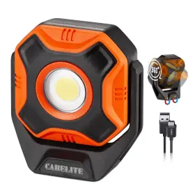 Carelite 759041804374 Led Work Light 700 Lumen Magnetic Rechargeable Mini Flood With 3 Modes