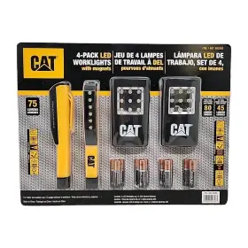 922282 Cat 4-pack Led Worklights 80/45 Lumens. Magnetic Clip On. Indoor/outdoor