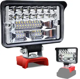 Mwkwl-01 Cdbestbm Cordless Led Work Light Compatible With Milwaukee 18v M18 Battery 80w 6000lm Po