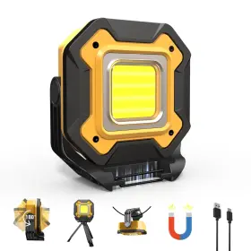Cedarace 741527990527 Rechargeable Led Work Light 6000mah 16 Hours Long-lasting Cordless Magnetic