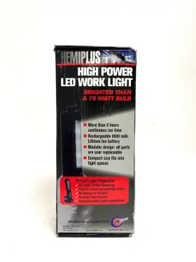 114303 Cliplight Hemiplus High Power Rechargeable Led Work Light