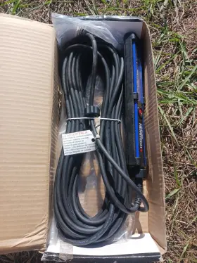 123315 Cliplight Hemitech 3 Powerful Led Work Light 50 Ft. Untested For Repair