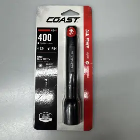 Ip54 Coast 015286309884 G24 Led Flashlight 400 Lumens Dual Power Aluminum Adjustable Focus