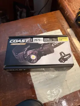Cst-30344 Coast Xph34r Headlamp In Box With Charger - Rechargable Excellent Condition