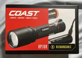 20923 Coast Hp10r Rechargeable Pure Beam Focusing Led Light Dual Power Spot