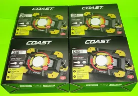 Wlr1-y Coast Wkr1-y 4x- 1290 Lm Rechargeable Dual-power Twist Focus Portable Work Light