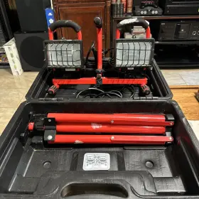 Wl250dpthalogen Commercial Electric Wl250dpt Electric- With Tripod Mount Construction Work Lights