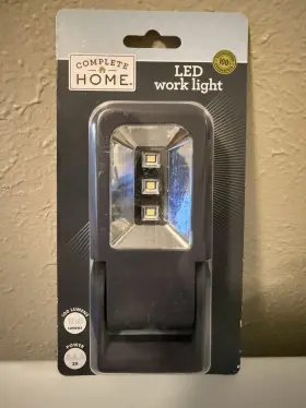 Complete Home 049022054165 Led Work Light With Magnetic Base And Hanging Hook
