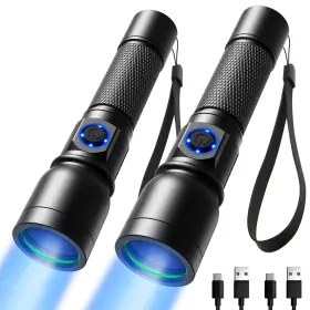 B0d4ltqnn4 Consciot Uv Flashlight Blacklight 365nm Led Usb-c Rechargeable Pet Stain Detecto