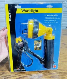 Mcl35 Cooper/ Regent Cooper/regent Pistol Grip Clamp Work Light 35-watt New See Pics