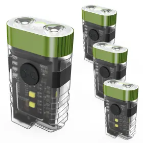 B0fg7sc77v Coozaming Rechargeable Edc Clip Flashlight 10 Modes 2 Ang
