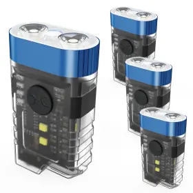 B0fg7wz7p5 Coozaming Rechargeable Edc Clip Flashlight 10 Modes 2 Angles Magnetic