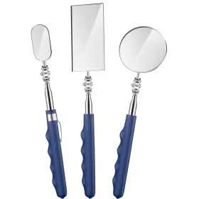 Lia-copkim-217 Copkim 3 Pieces Telescoping Inspection Mirror Stainless 50/50/25 Mm Blue