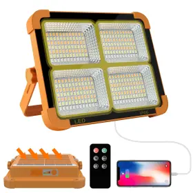 100w Cosyeasy 602581407997 Portable Led Work Solar Light 16500mah 10000 Lm With Stepless B