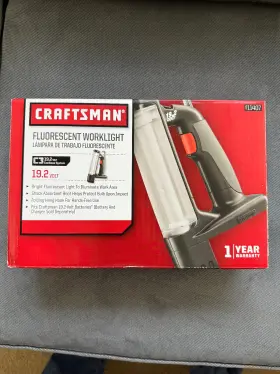 11407 Craftsman C3 19.2-volt 19.2v Cordless Fluorescent Worklight - Part # New