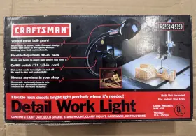23499 Craftsman Nib 18-in Flexible Detail Work Light
