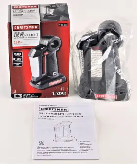 5518 Craftsman 692042005985 C3 19.2v Volt Cordless Led Pivoting Head Worklight New Sears Nos