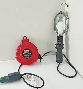 73982 Craftsman 73492 Sears Model Retractable Shop Work Trouble Light With 20ft Cord