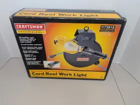 73918 Craftsman Vintage Sears Model Retractable Shop Work Light 30ft Cord New