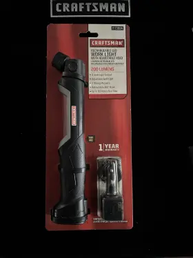 73994 Craftsman Rare Sears Rechargeable Led Work Light Magnetic Retractable Hook