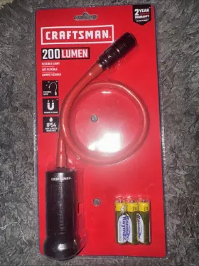 Cmmt14179 Craftsman 885911673815 200-lumen Flexible Light With Magnetic Base New Sealed