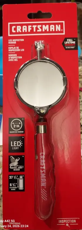 Cmmt98345 Craftsman 885911700474 Led Inspection Mirror
