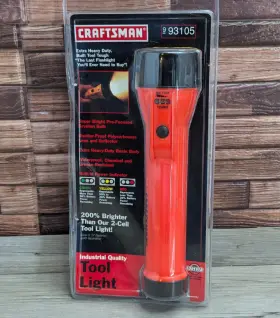 9-93105 Craftsman Tool Light 9 93105 Industrial Orange Flashlight Quality