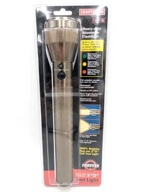 93118 Craftsman 93112 Vintage Nos Sears Heavy-duty Aluminum Flashlight Tool Light Inch D