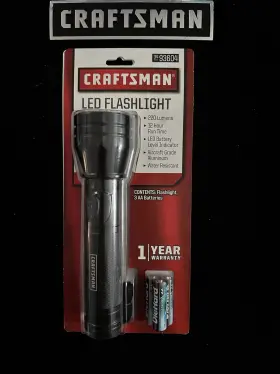 93660 Craftsman 93604 Heavy Duty Aluminum Tool Flash Light #93660