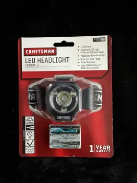 93686 Craftsman Nos Sears Led Headlight Lamp Water Resistant Nylon Strap