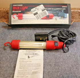 983971 Craftsman 83971 Portable Fluorescent Utility Car Work Light Corded Lightbar