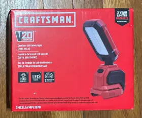 Cmxelaympl1070 Craftsman Cordless V20 Led Workshop Work Light Flashlight Tool Only New Nib