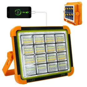 Sl-d9 Createstar Solar Portable Camping Light With Stand 100w 12000mah Battery Rechargeable L