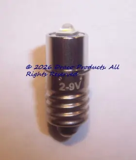 E10-5w-2-9v Cree Draco Led Upgrade For #406 #407 Screw Bulb Flashing Blinker Lamp 2-9v Uni Pol /