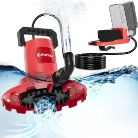 Crivnhar 715748024026 Cordless Water Pump Compatible For Milwaukee 18v Battery Portable Submersibl