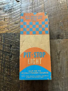 351568 Curtis Industries New Vtg Pit Stop Clip On Work Light 25 Ft. Cord - 12 V Outdoor Camping Boating