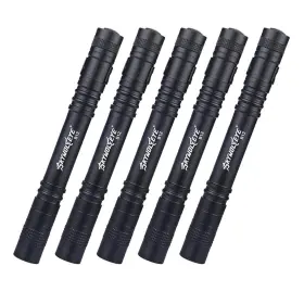 Cussity 671423080087 Pen Light Led Pocket Flashlight 5 Pcs Small Mini With Clip