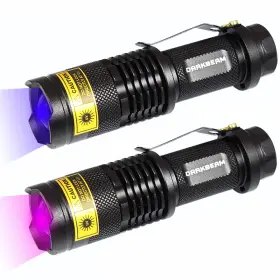 Darkbeam 365 395 2pack Uv 365nm And 395nm Flashlight Light Woods Lamp Blacklight Ultraviol