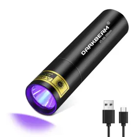 B0ccdpdb9h Darkbeam Uv Black Light Flashlight 395nm Mini Powerful Usb-c Rechargeable Led